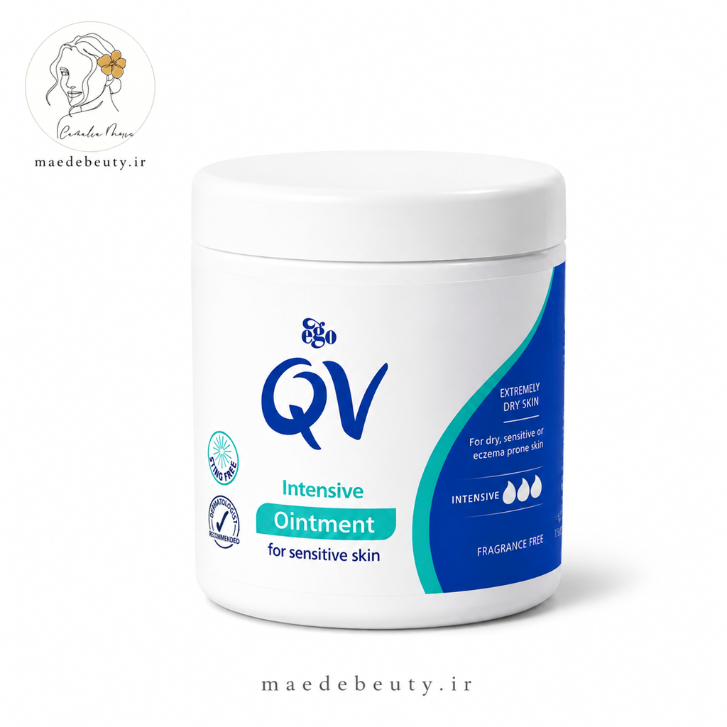 کرم مرطوب‌کننده اینتنسیو کیووی QV مدل Intensive Moisturising Cream حجم 450 گرم