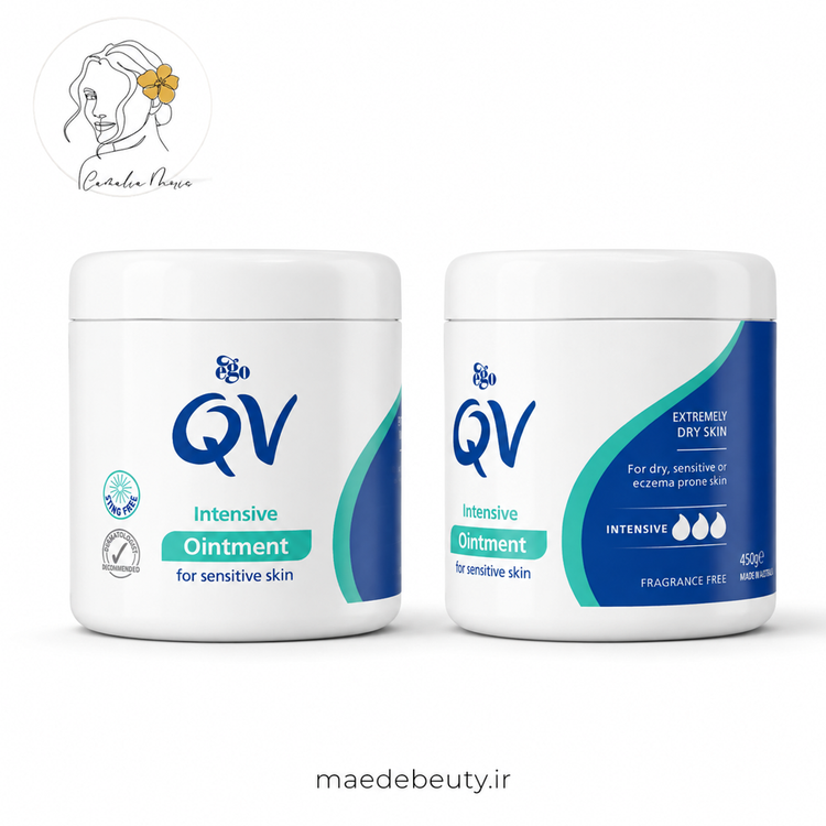 کرم مرطوبکننده اینتنسیو کیووی QV مدل Intensive Moisturising Cream حجم 450 گرم